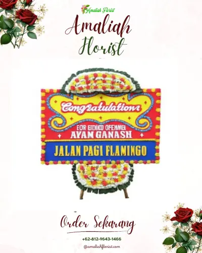 Bunga Papan Congratulation di Jiipe Gresik